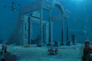 An overview of the city of Atlantis