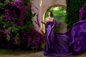 stunning look of violet twilight theme 